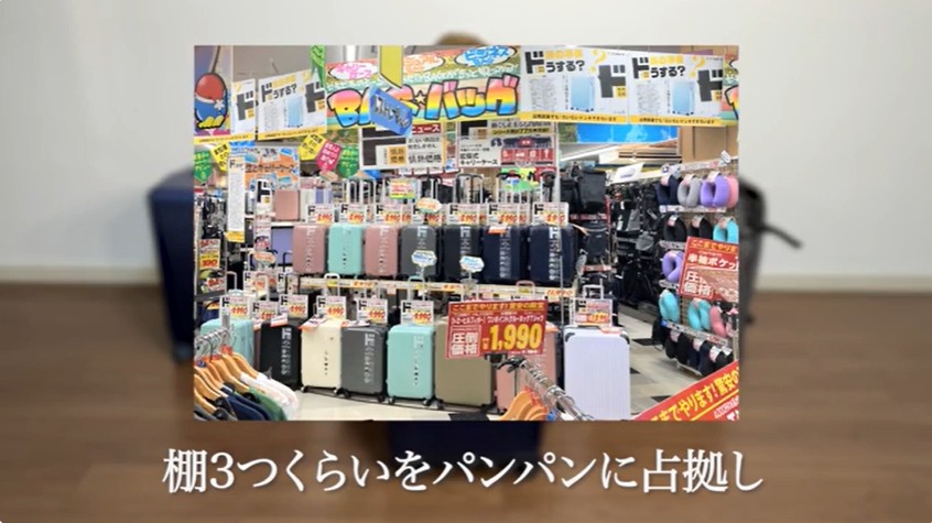 ドンキのかわいい・個性的なスーツケース