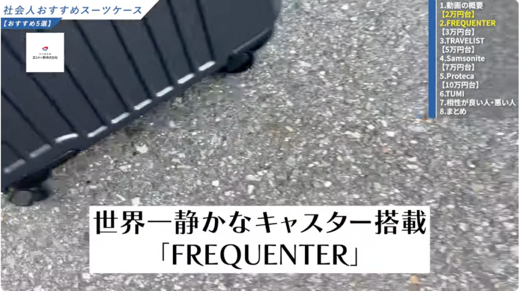 世界一静かなキャスター