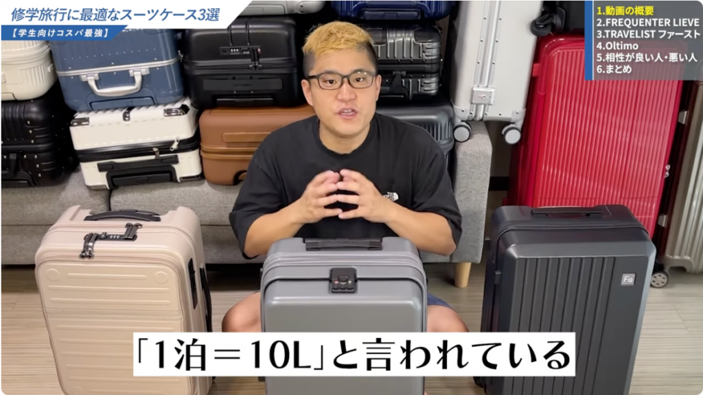 1泊＝10L