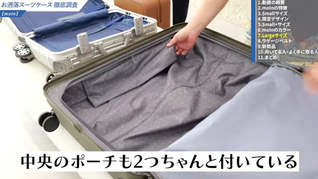 ポーチがついている