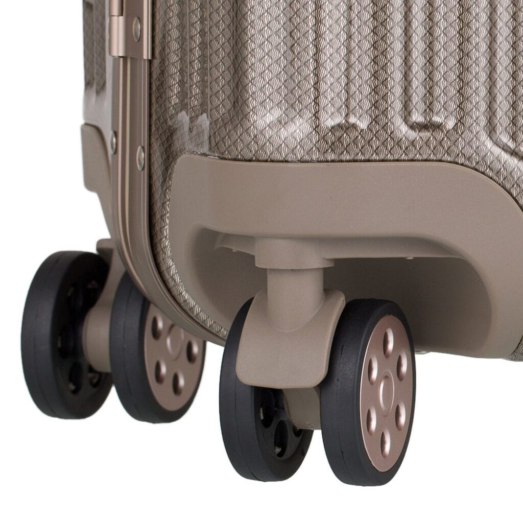 TPU素材の特殊ゴムを使用した静音キャスター