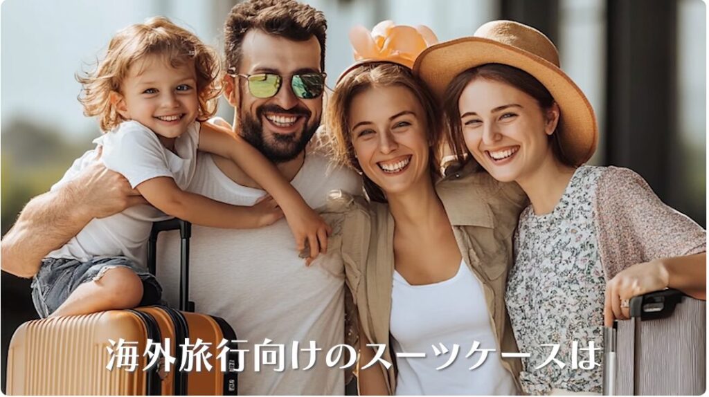 海外旅行におすすめのスーツケース選び3つのポイント