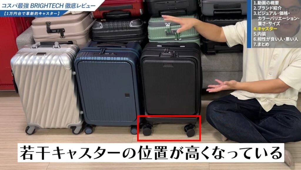 BRIGHTECH BRO-18キャスター