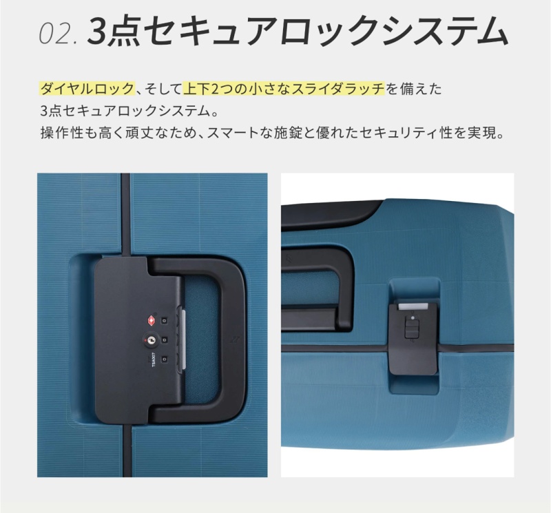 3点ロックシステム