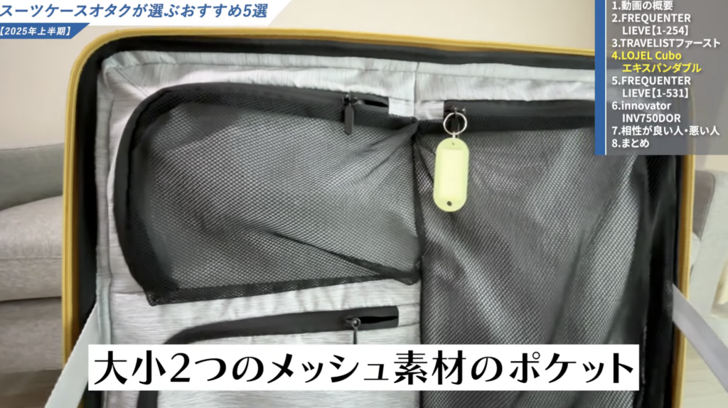 メッシュポケット