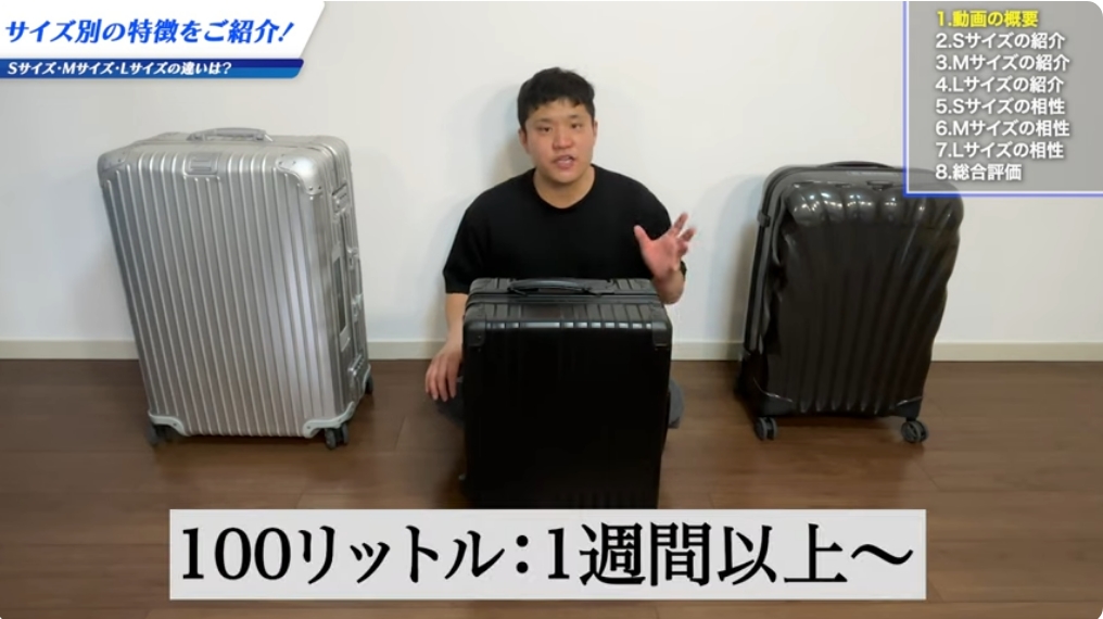 リベティ スーツケースの口コミ【アウトドア特化型】4