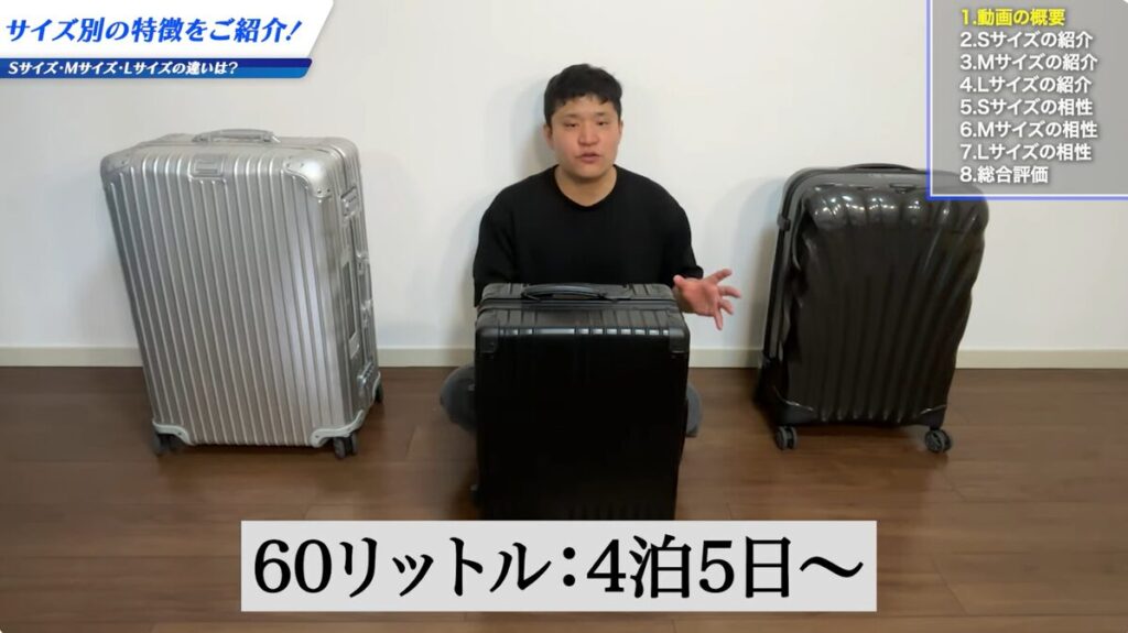 宿泊の目安は3泊〜5泊