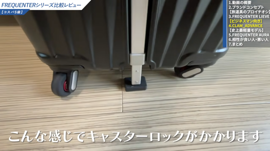 キャスターロック