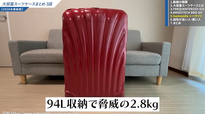 重さは2.8kg