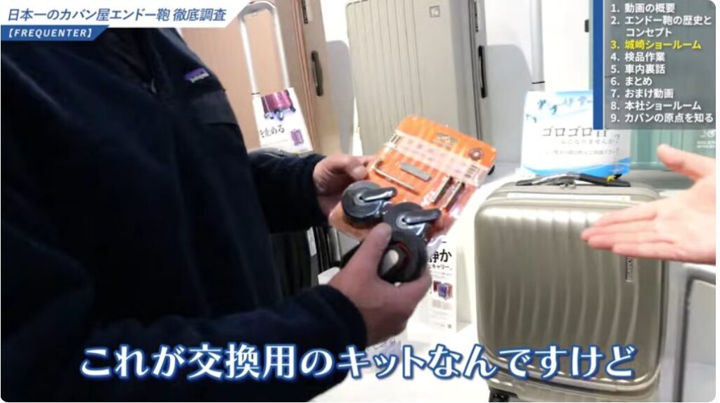 交換用キャスター