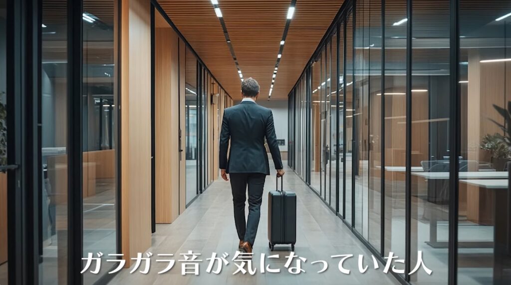 静音性｜ガラガラ音のストレスを軽減する-01