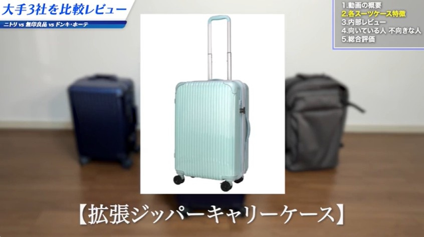 ドンキのスーツケースおすすめ！「情熱価格」シリーズ