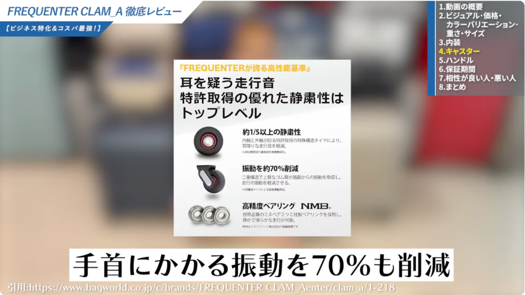 手首への振動も約70％カット
