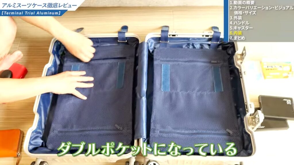 メッシュポケット