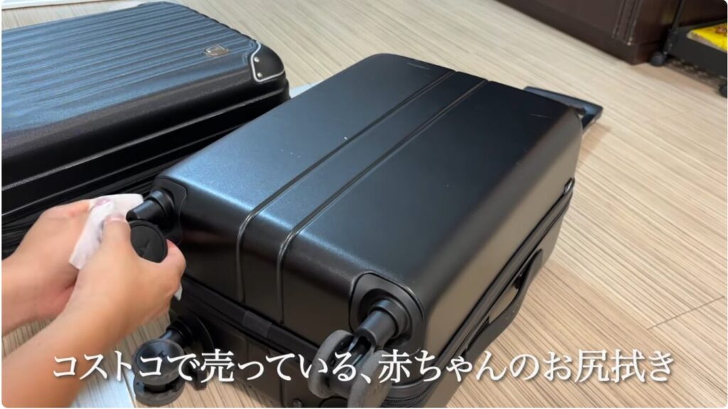 赤ちゃんのおしりふきが便利